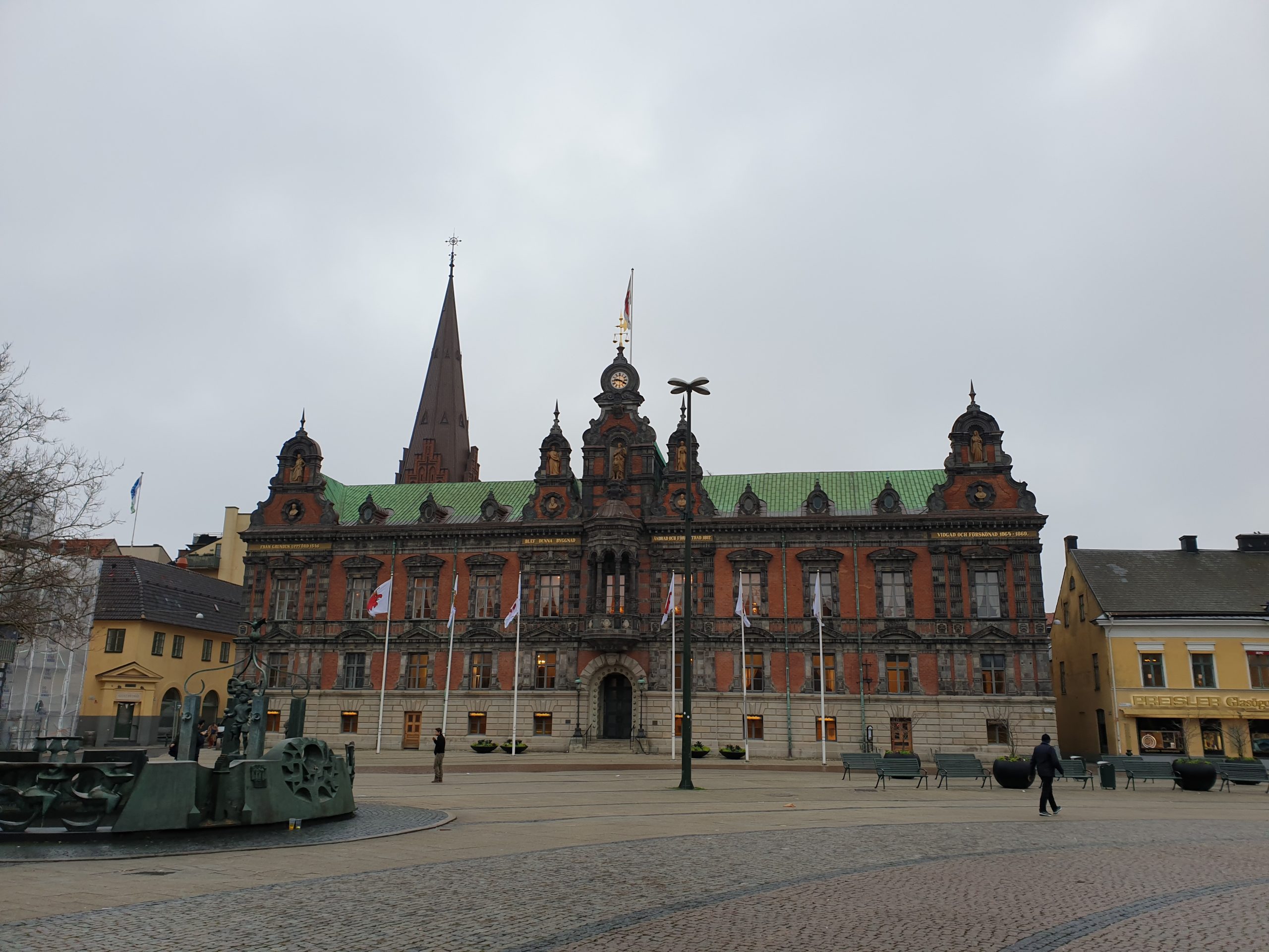 ayuntamiento de malmö suecia edificio histórico plaza gamla staden