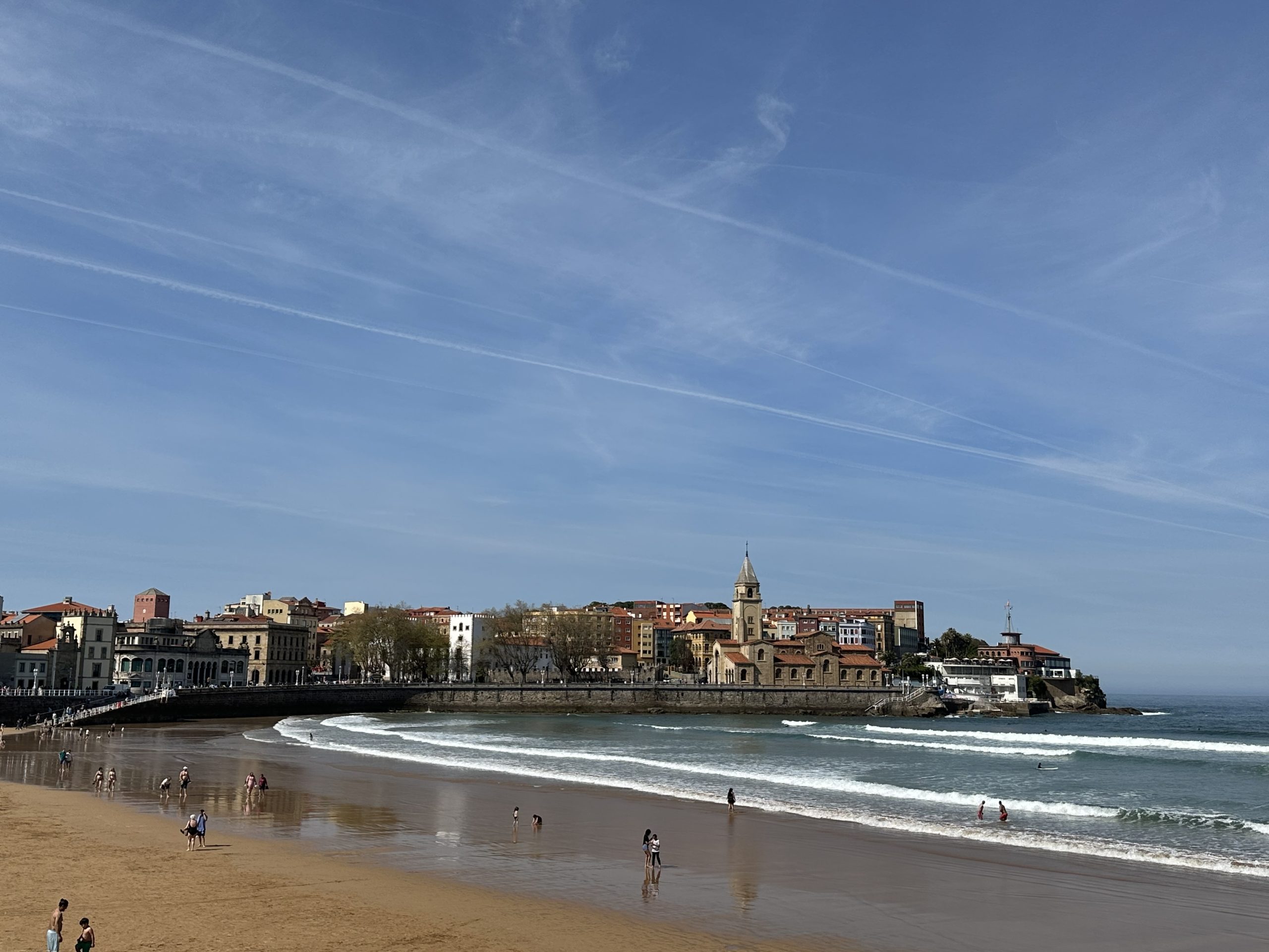 Playa de San Lorenzo en Gijón
