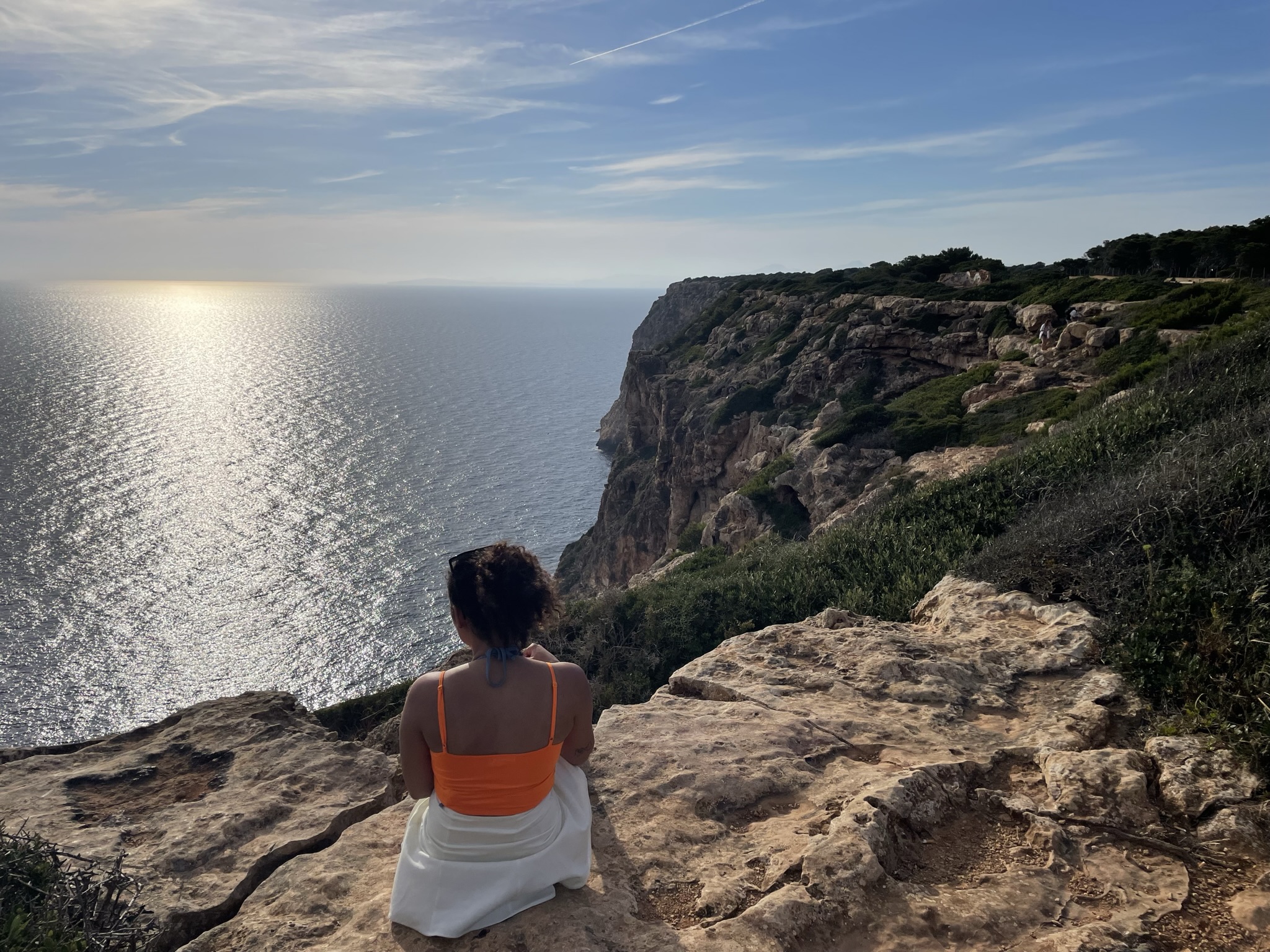 Acantilados de Sant Elm en Mallorca con vistas al mar Mediterráneo