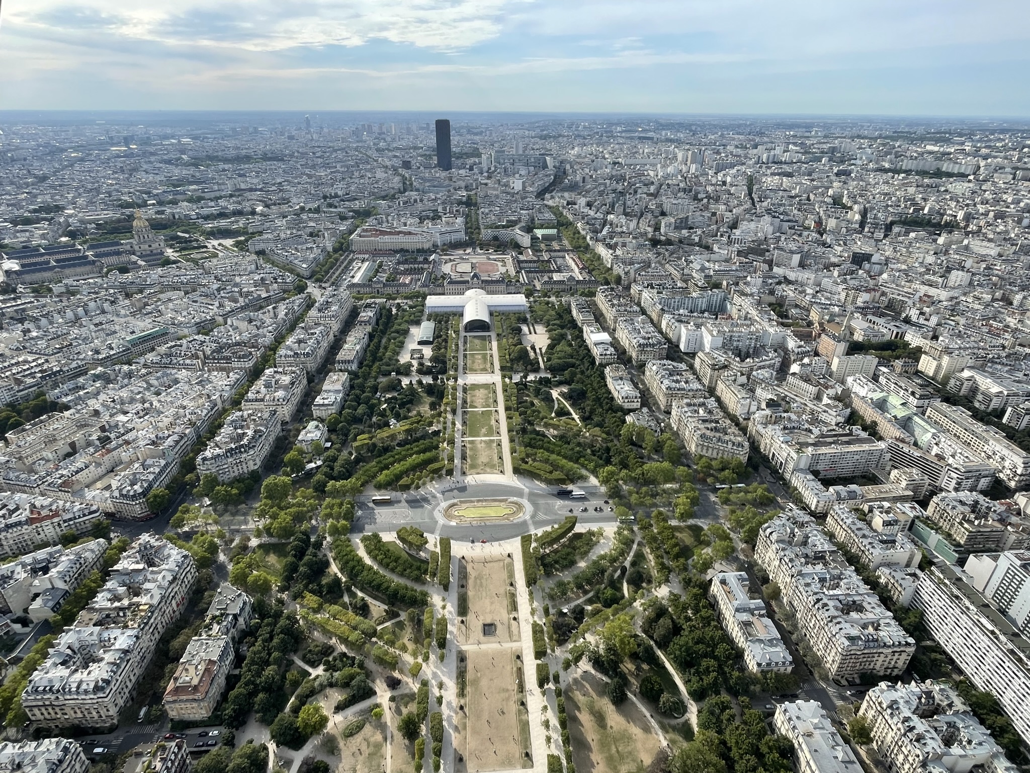Vistas panorámicas de París desde la Torre Eiffel