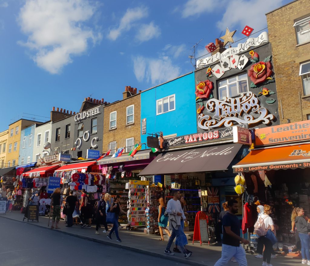 Mercado de Camden Town en Londres