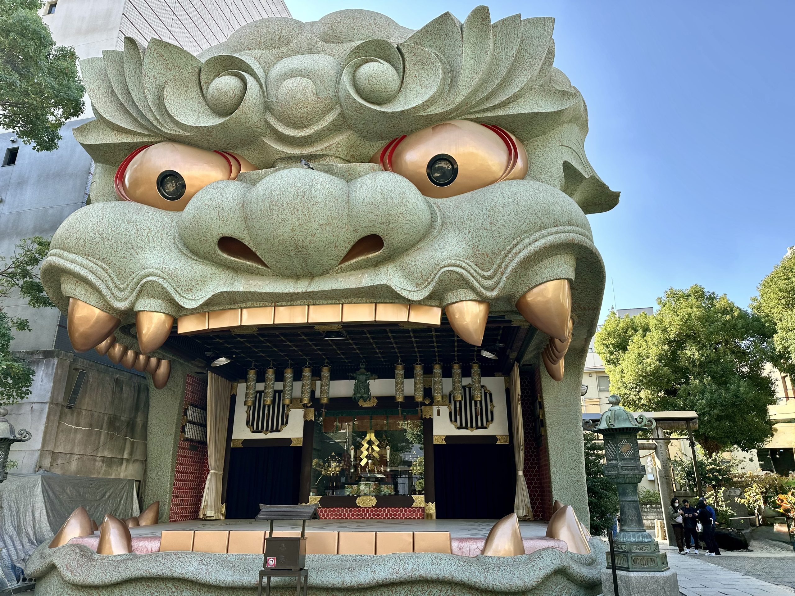 Nambayasaka templo Osaka