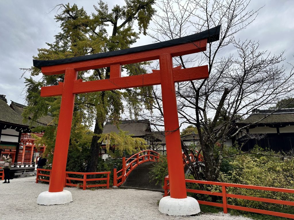 Tori Shimogamo Jinja Kioto Japón