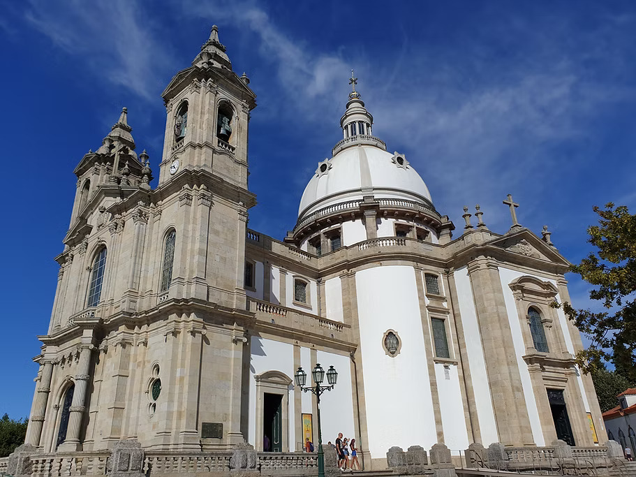 Santuario de Nossa Senhora do Sameiro en Braga Portugal