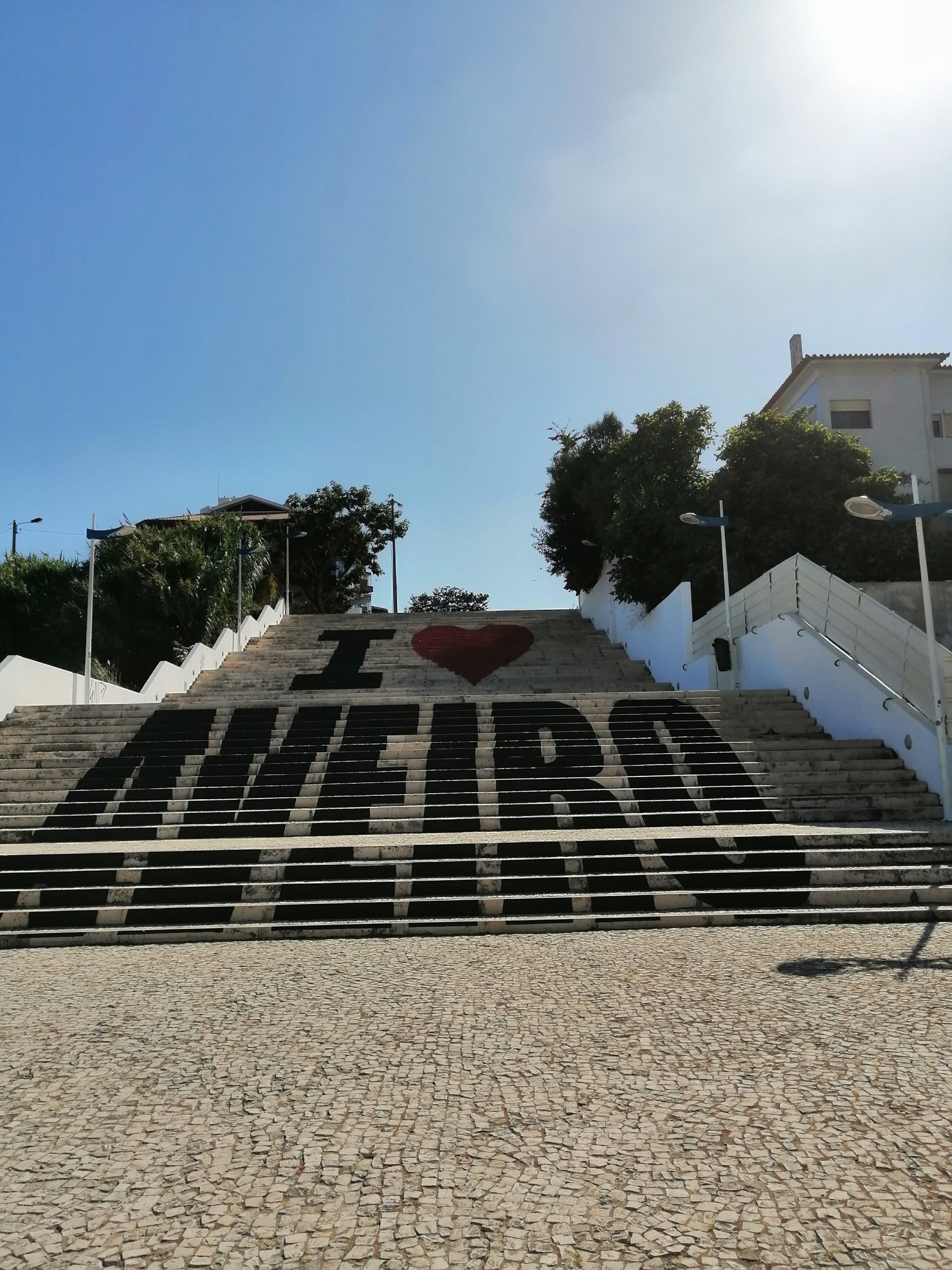 Escadaria I Love Aveiro, uno de los lugares curiosos que ver en Aveiro