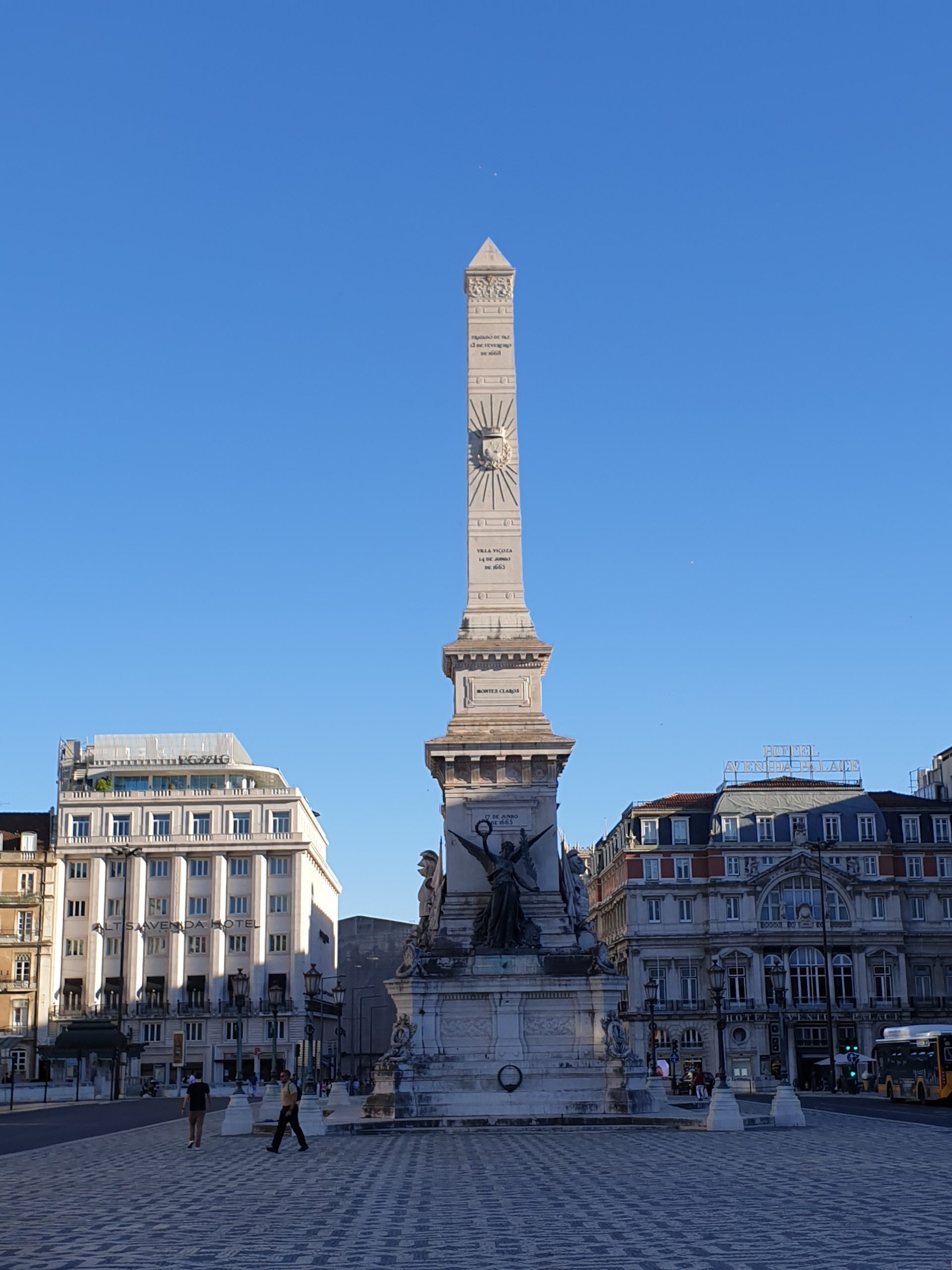 Obelisco de la Praça dos Restauradores en Lisboa
