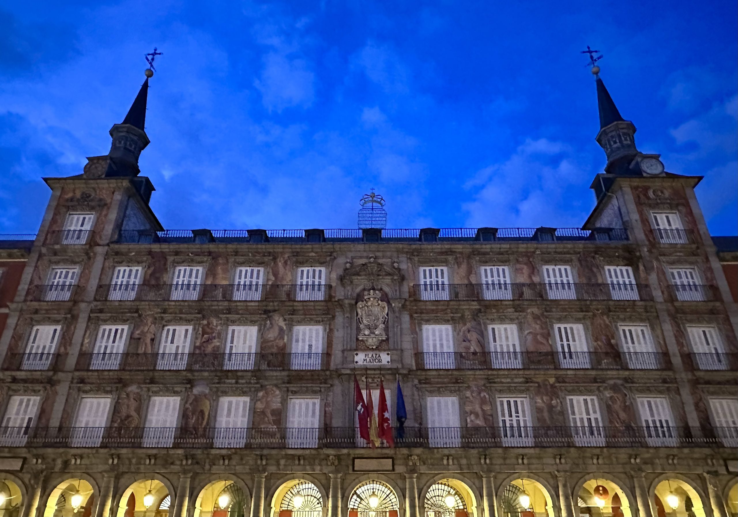 Plaza Mayor de Madrid de noche