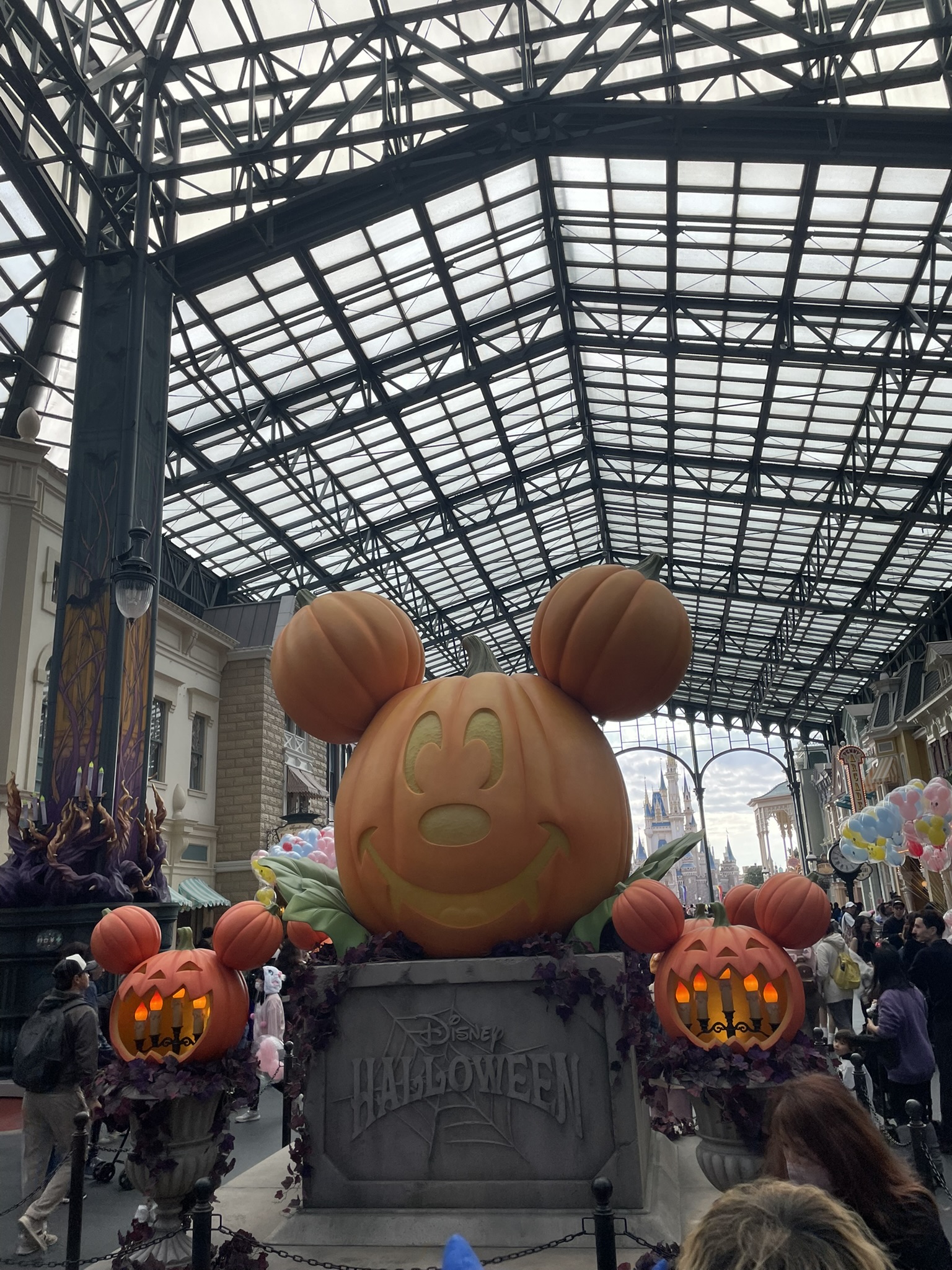 Disneyland Halloween zona entrada