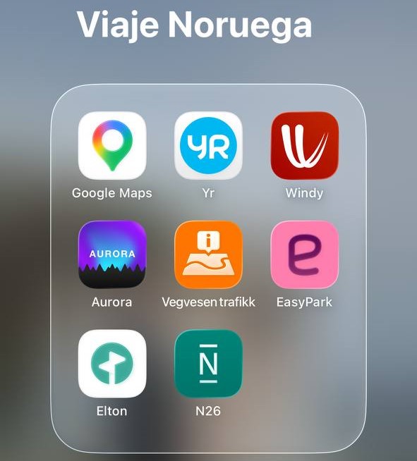 Apps para nuestro viaje a Noruega