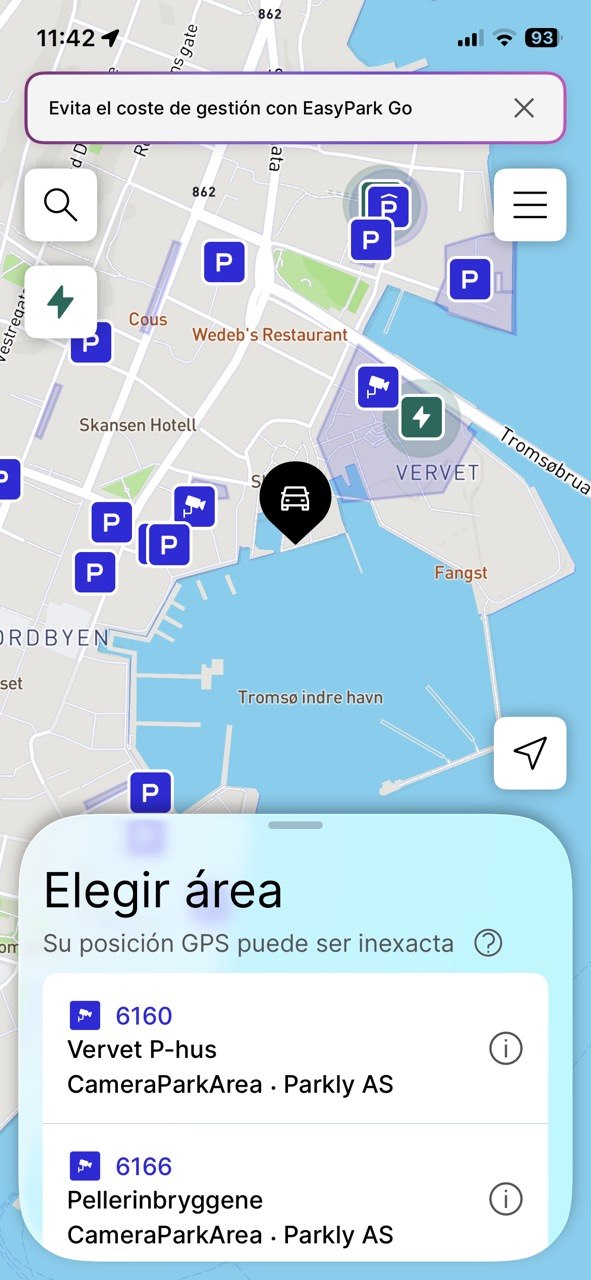 easypark, app para pagar parking desde el móvil
