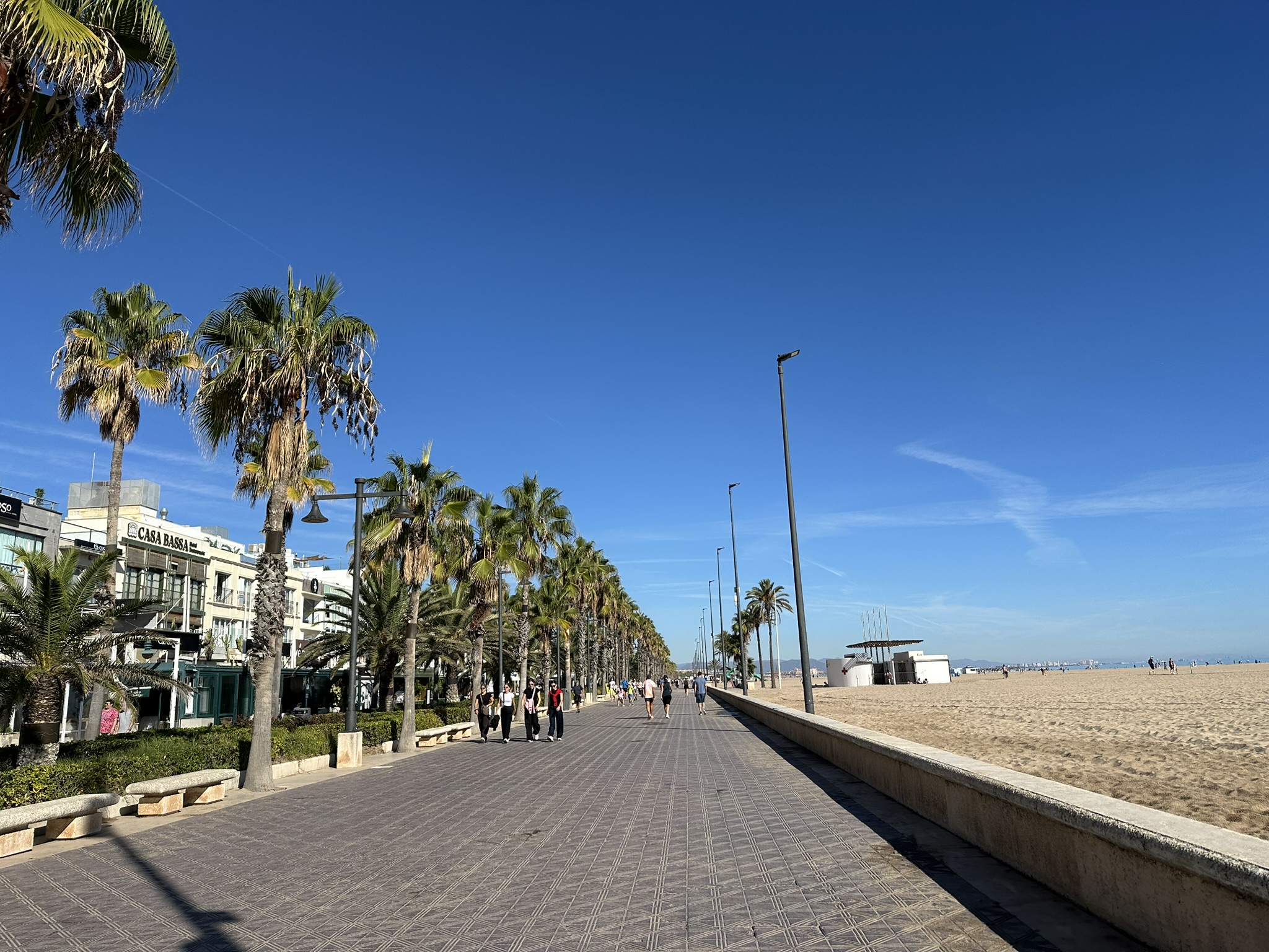 Paseo marítimo de Valencia